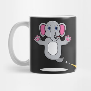 Cute Elephant Ghost  and Flying Mug